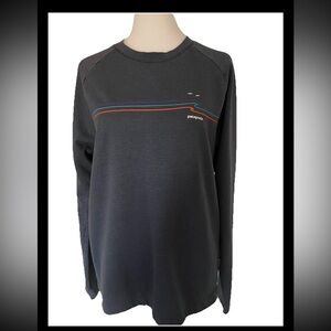 Patagonia Men's Tide Ride Lightweight Crew Sweatshirt in a dark grey/blue  Med